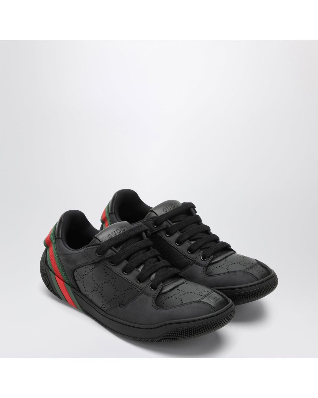 Gucci Black Screener Sneakers