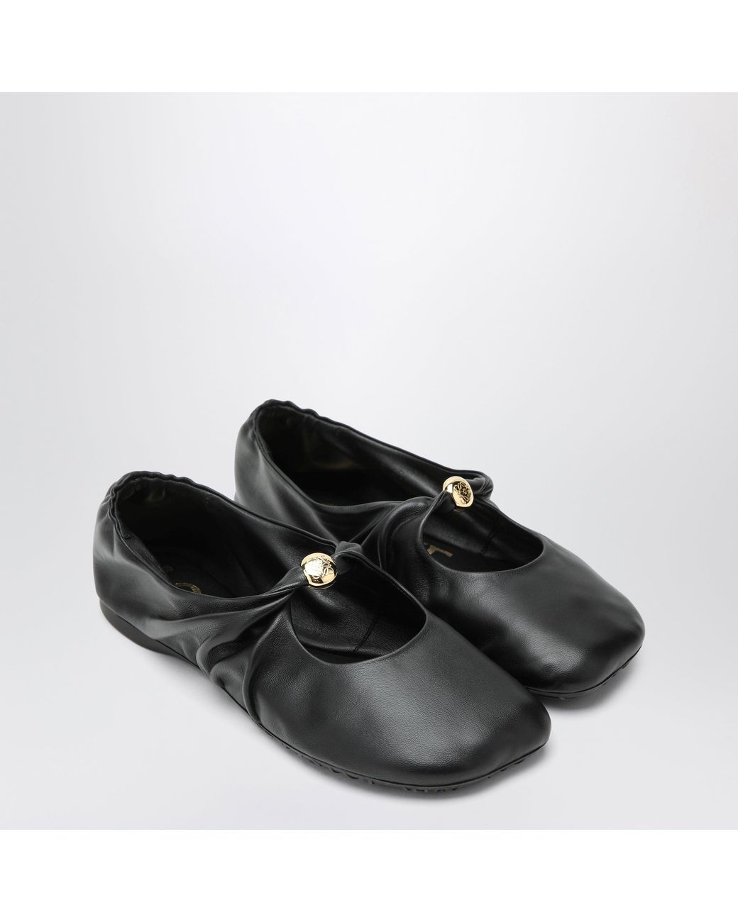 Loewe Black Nappa Pebble Ballerina