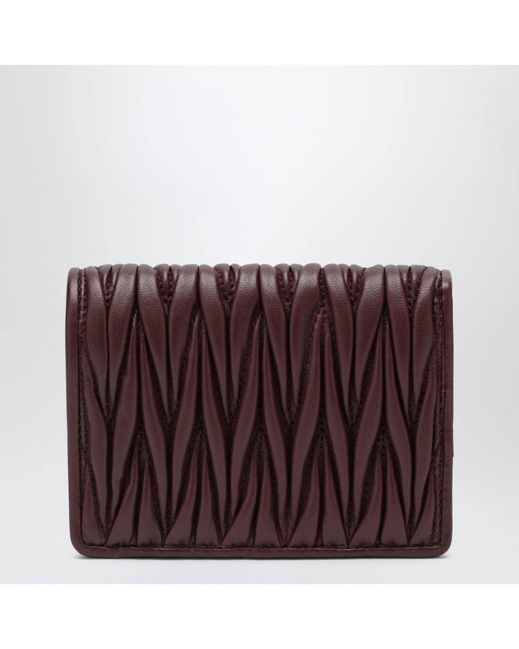 Miu Miu Brown Compact Wallet