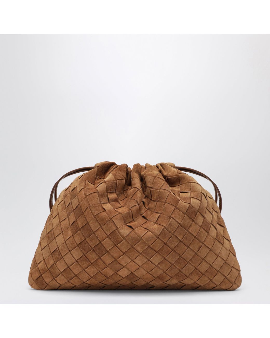 Bottega Veneta Brown Amber Suede Intrecciato Dust Bag