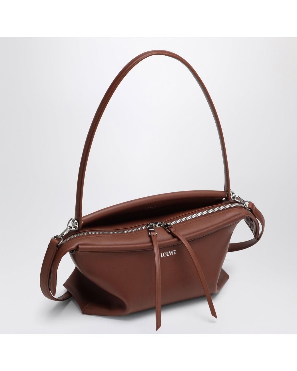 Loewe Brown Whisker Small Cognac Calfskin Bag