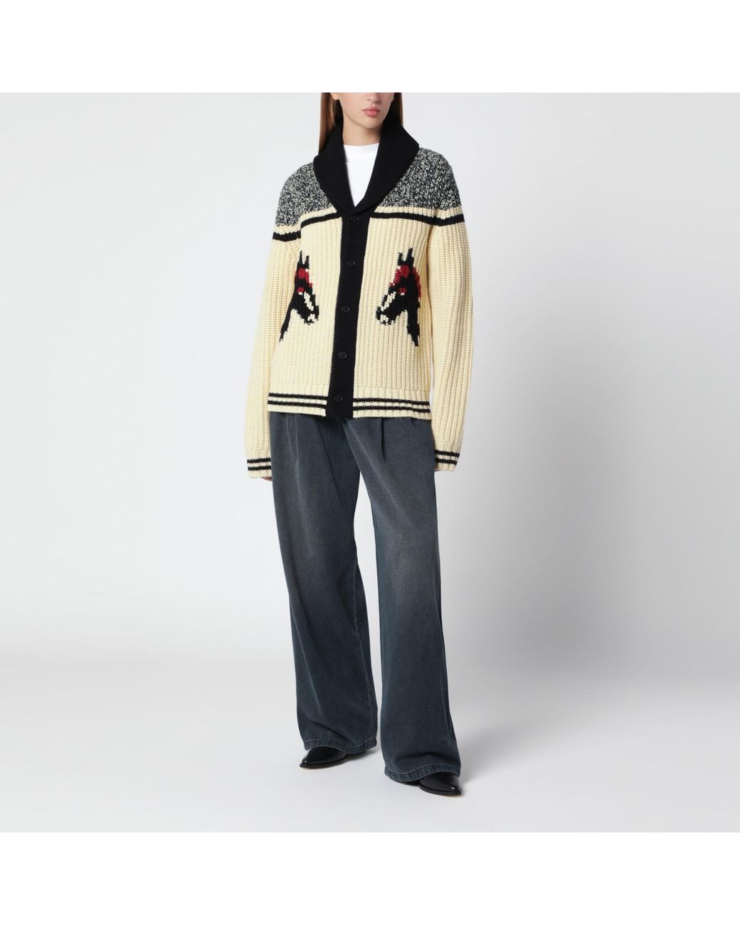 Guest In Residence Black Rodeo Cardigan