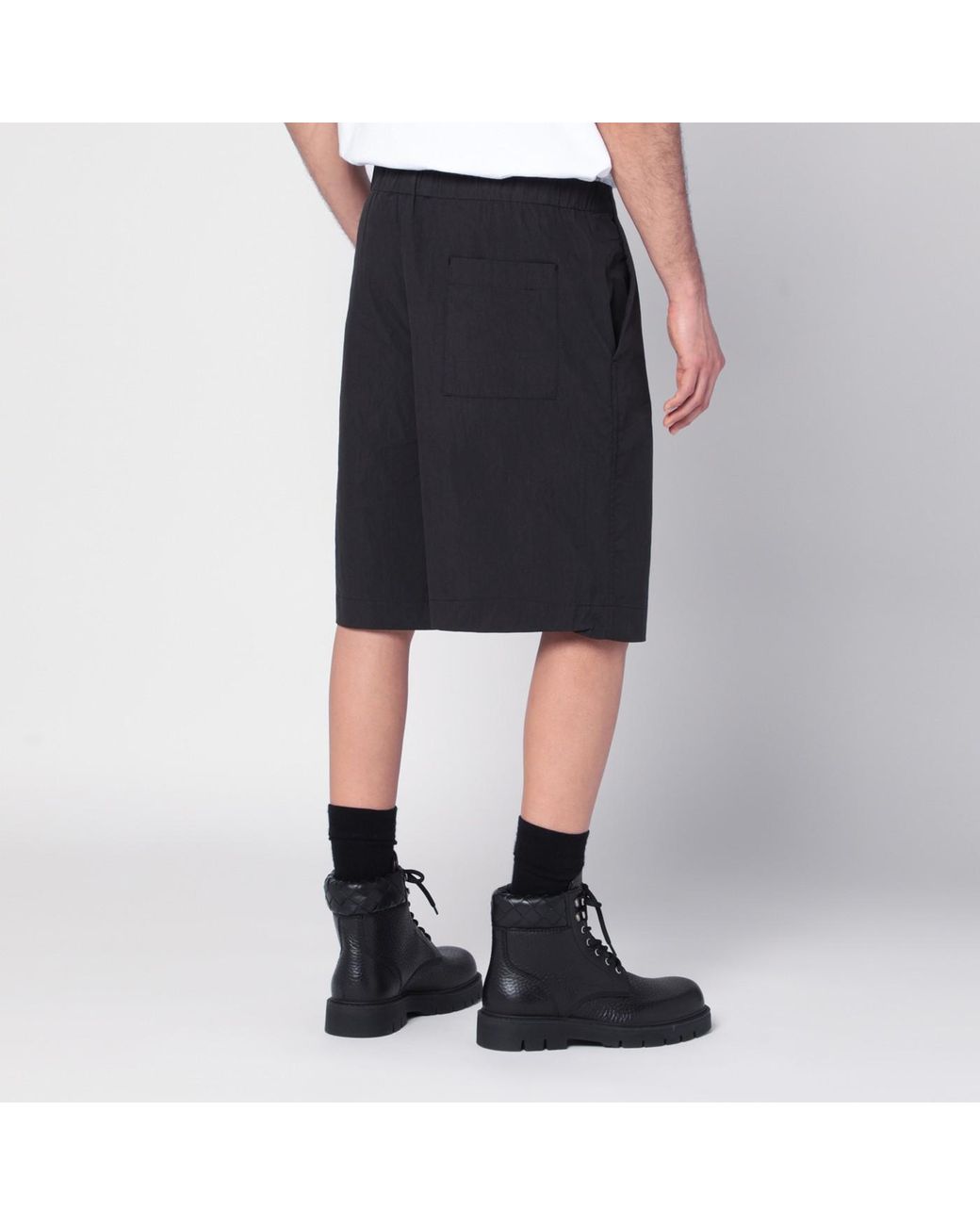 パンツ・ボトムスその他 OAMC Peacemaker black bermuda shorts in cotton blend OAMC Peacemaker Bermuda Shorts in Black for Men | Lyst
