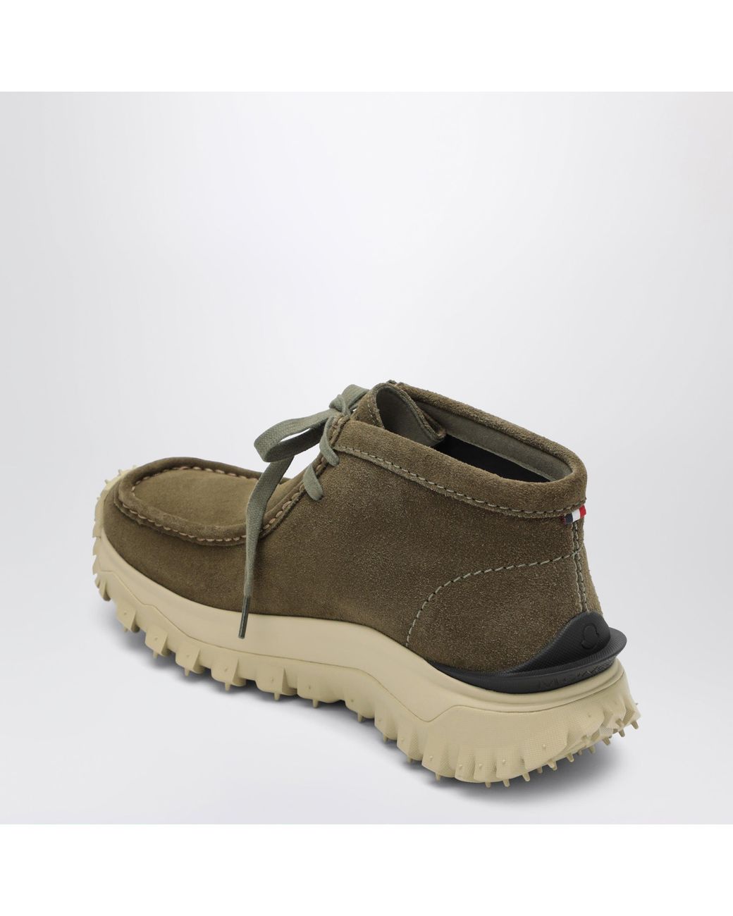 Moncler Green Trailgrip Wallabee Gtx Suede Boots for men