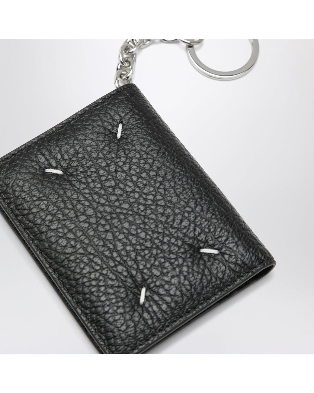 Maison Margiela Black Wallet With Key Holder for men