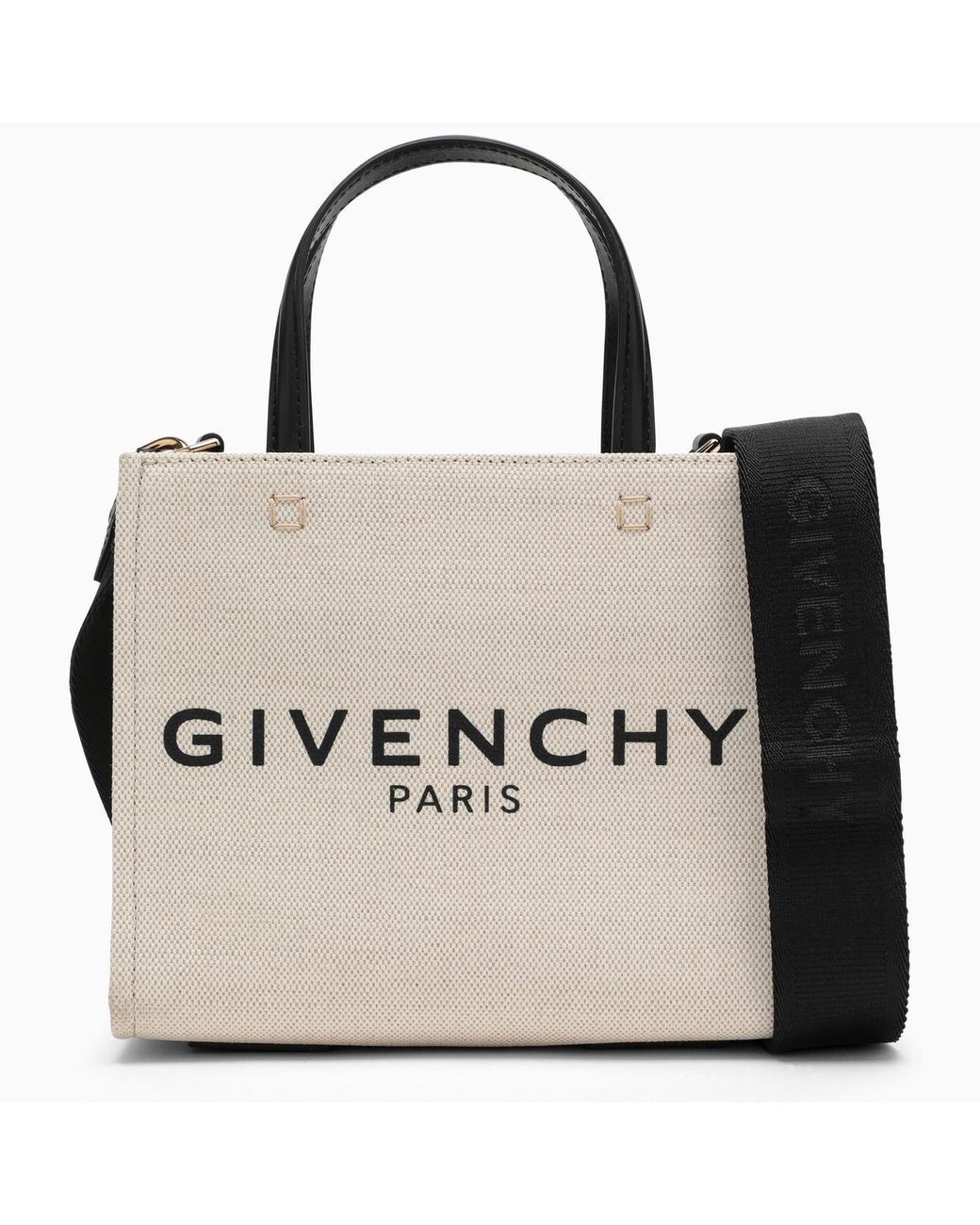 Givenchy G Mini Canvas Tote Bag in Natural | Lyst