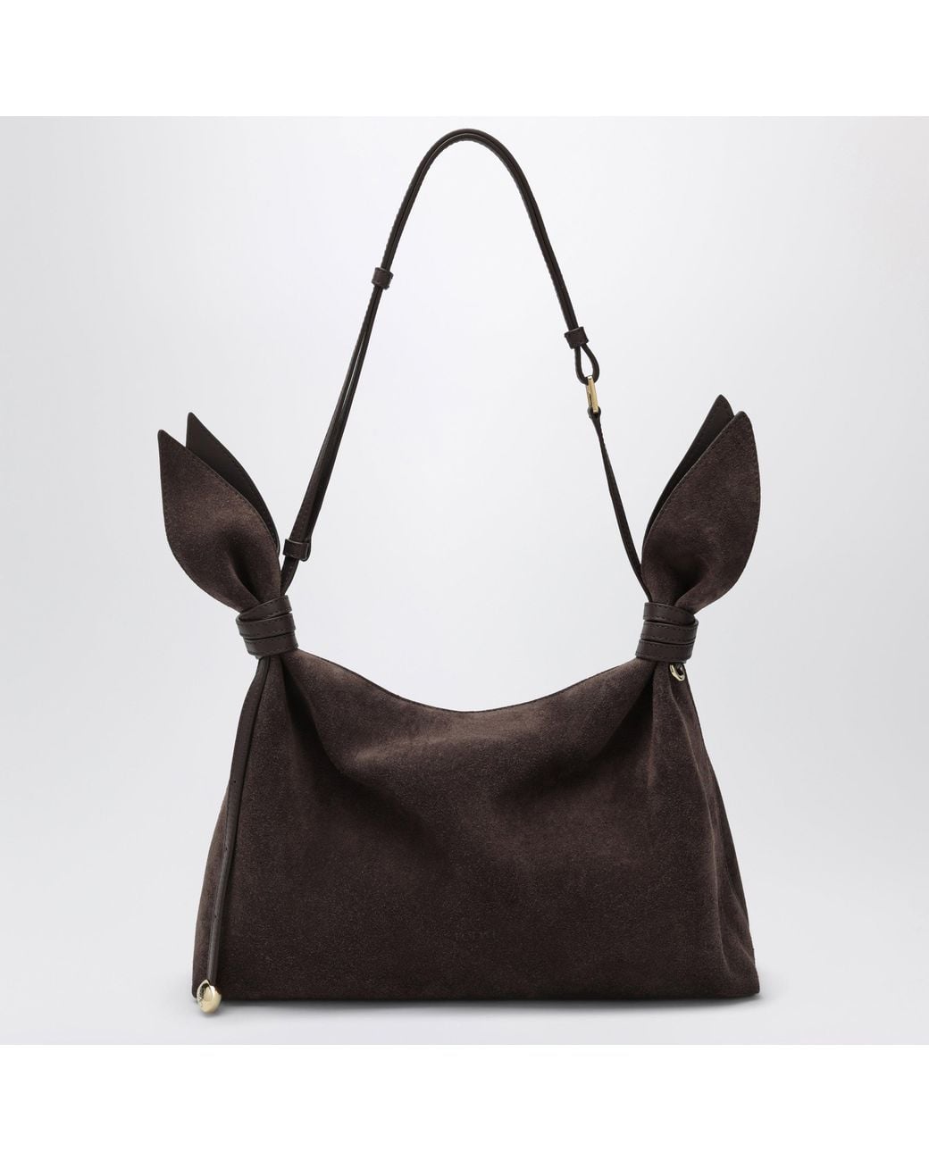 Loewe Black Medium Scarf Suede Bag