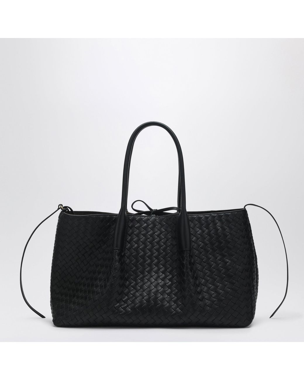 Bottega Veneta Black Large Pinacoteca Bag/Fondant
