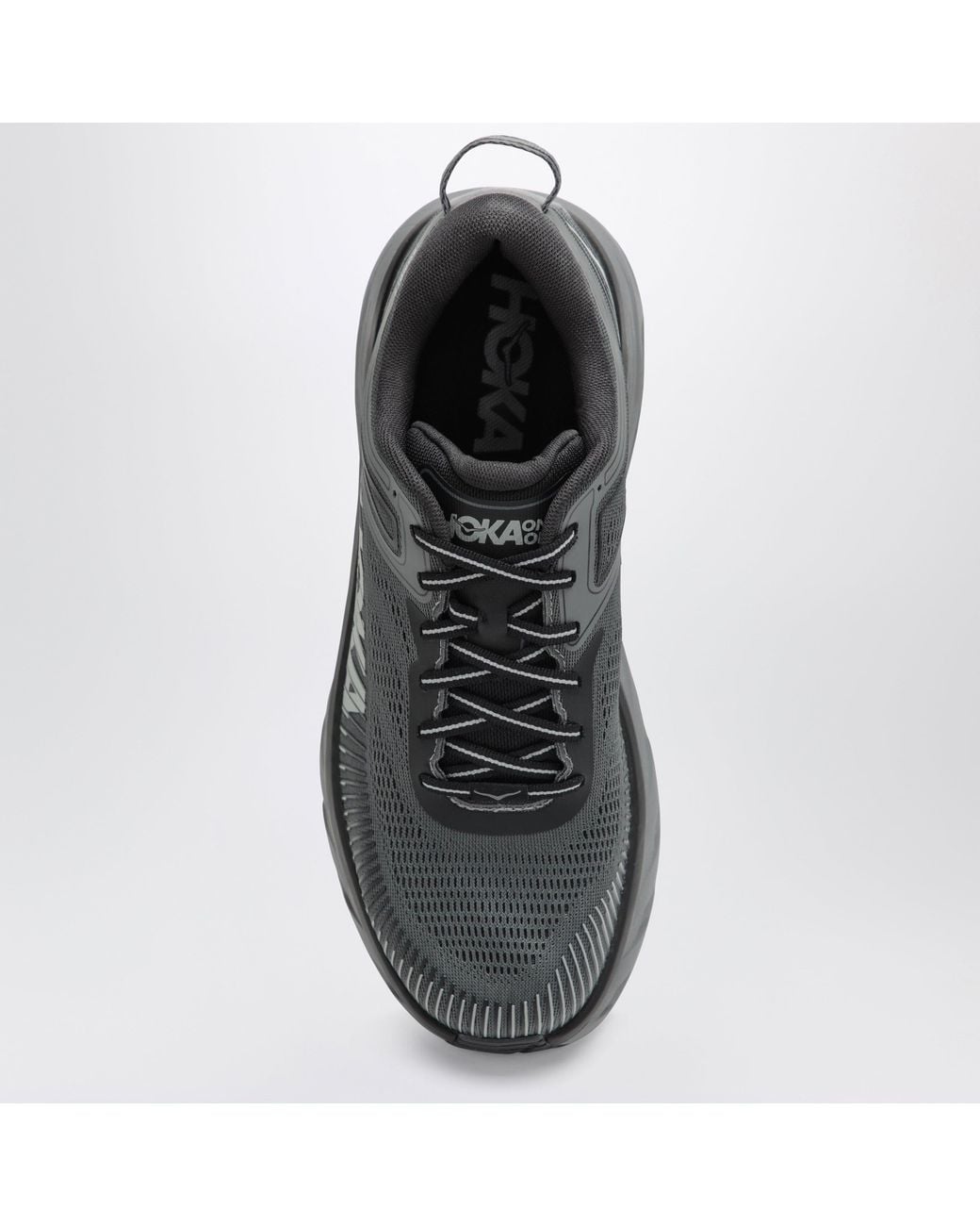 Hoka One One Black Bondi 7 Sneakers Outer Orbit Satellite for men