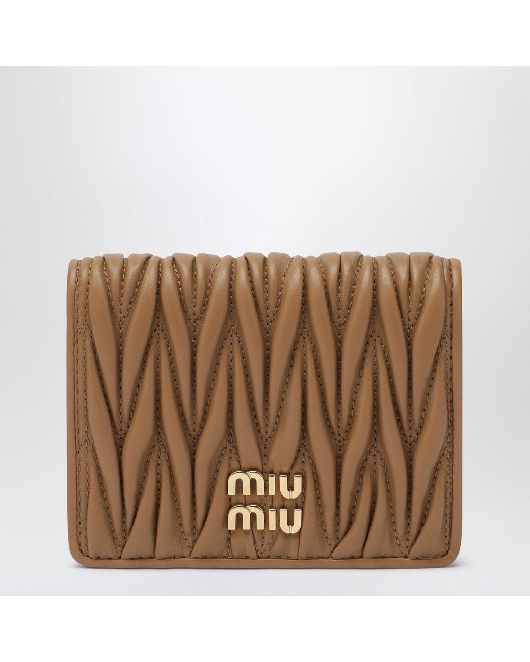 Miu Miu Brown Caramel Wallet