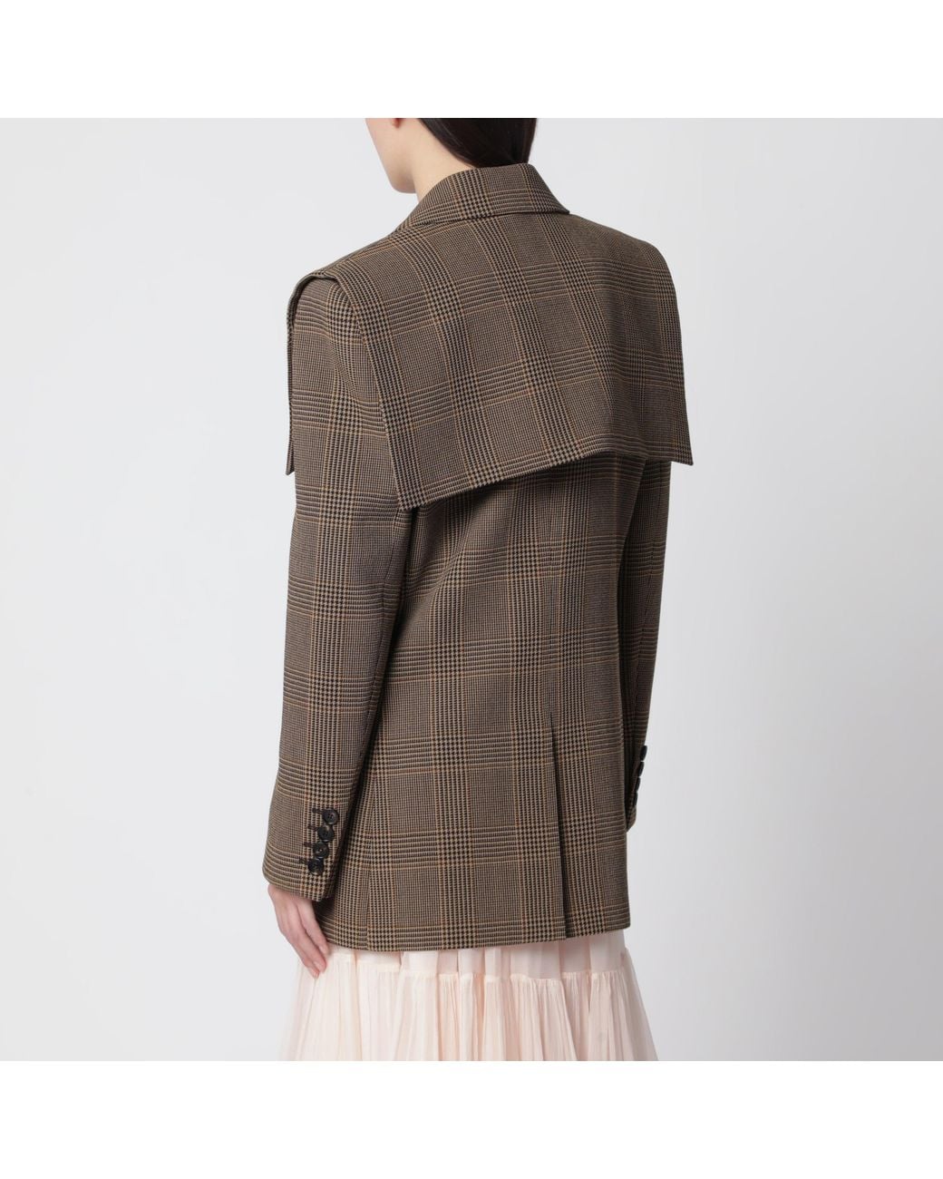 Chloé Brown Single-Breasted Tailored Jacket
