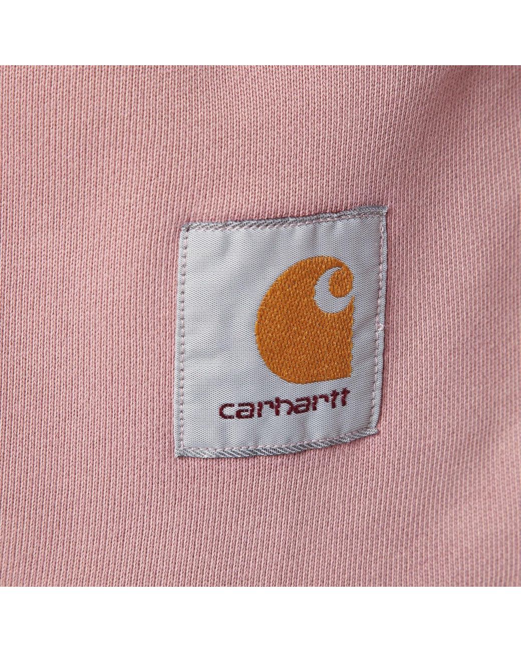 Carhartt Pink Hudson Sweatshirt for men