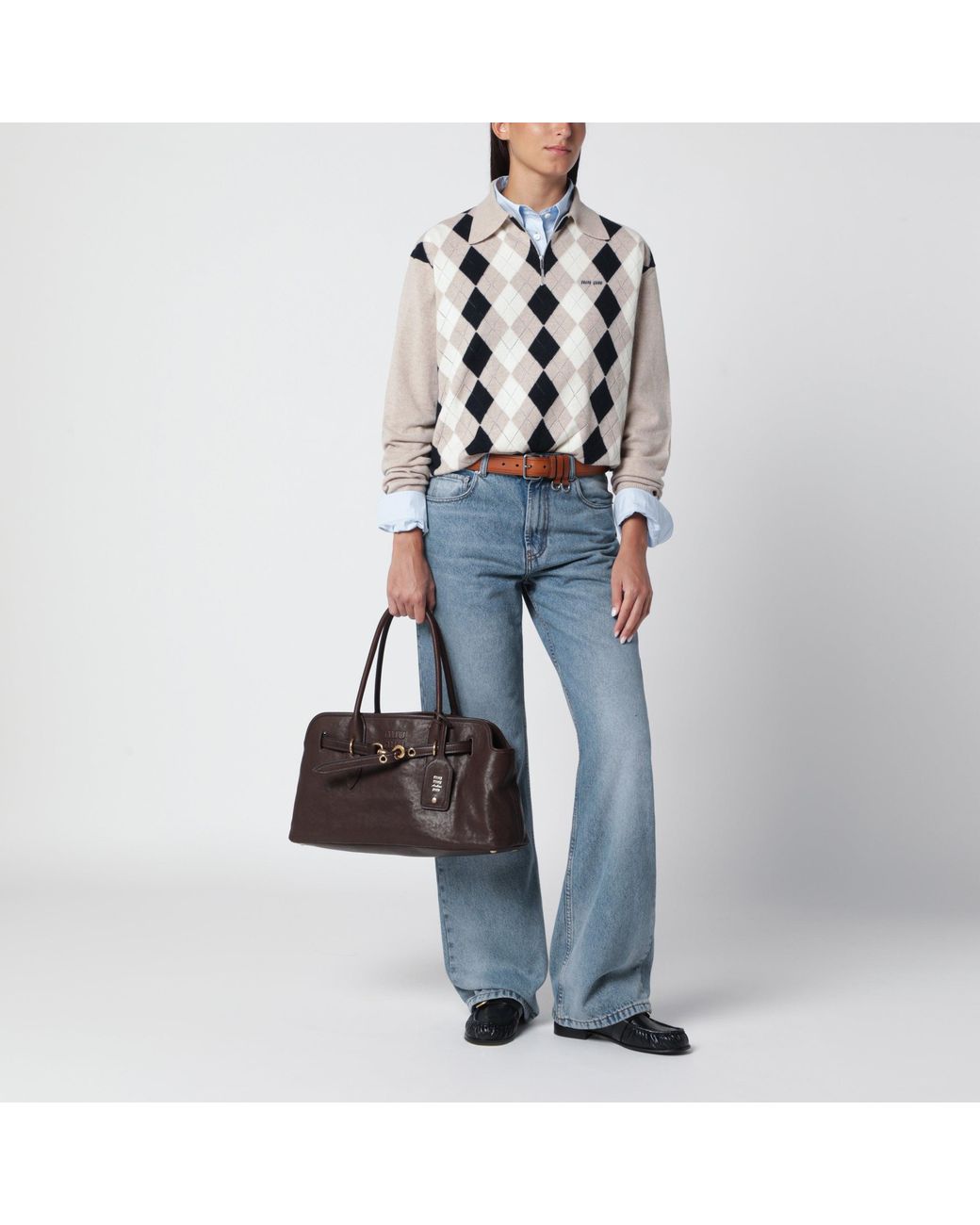 Miu Miu Black Aventure Large Bag