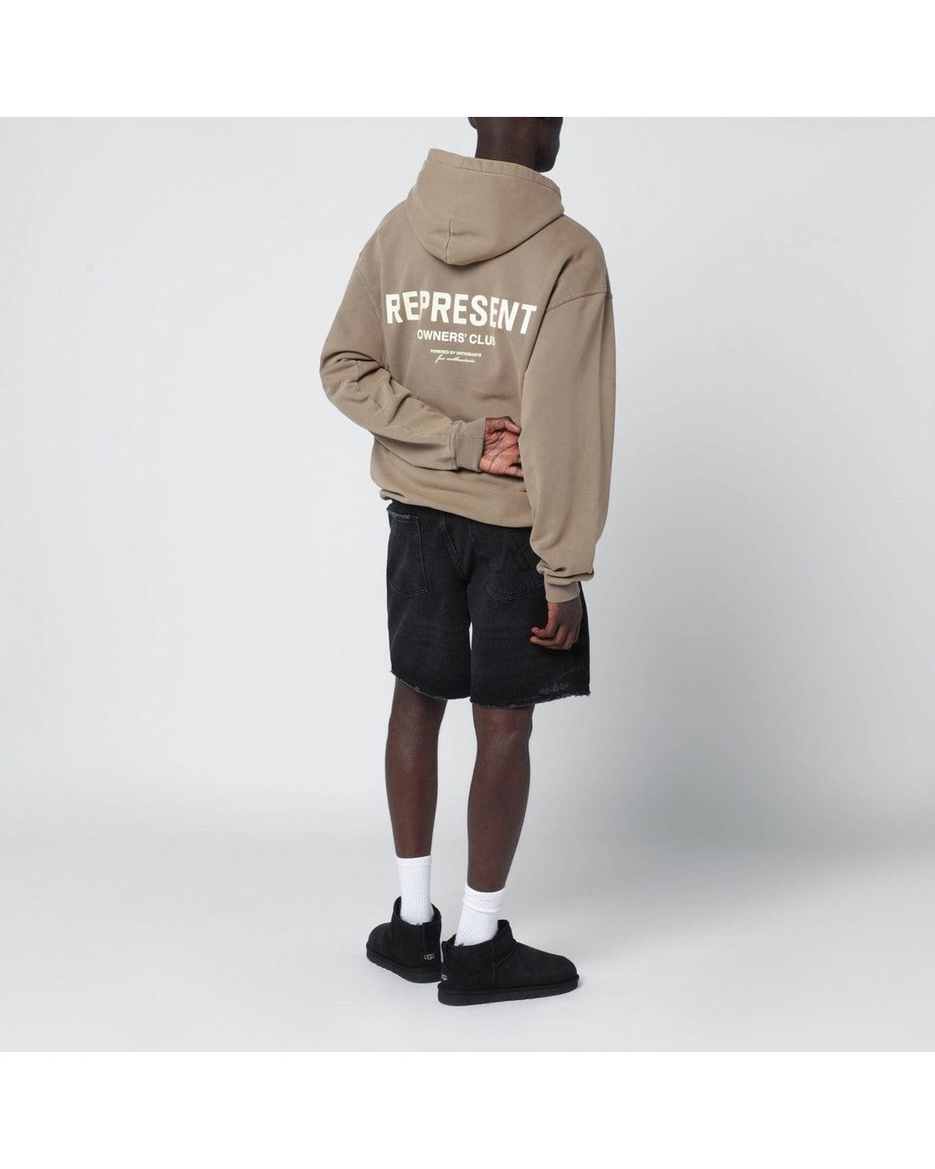 Sweat À Capuche Oversize Marron Clair Represent pour homme en coloris Brown