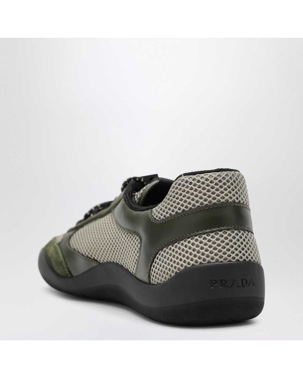 Prada Green Military Speedrock Sneakers