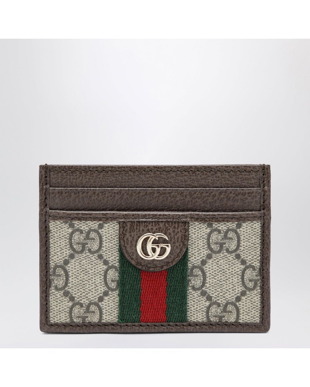 Gucci Metallic Ophidia Gg Supreme Card Holder