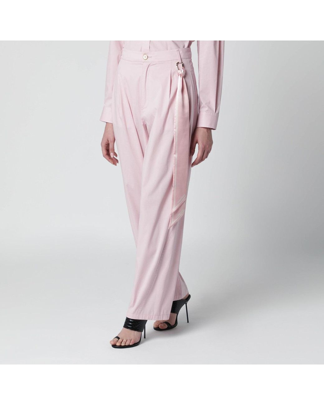 DARKPARK Pink Cotton Trousers