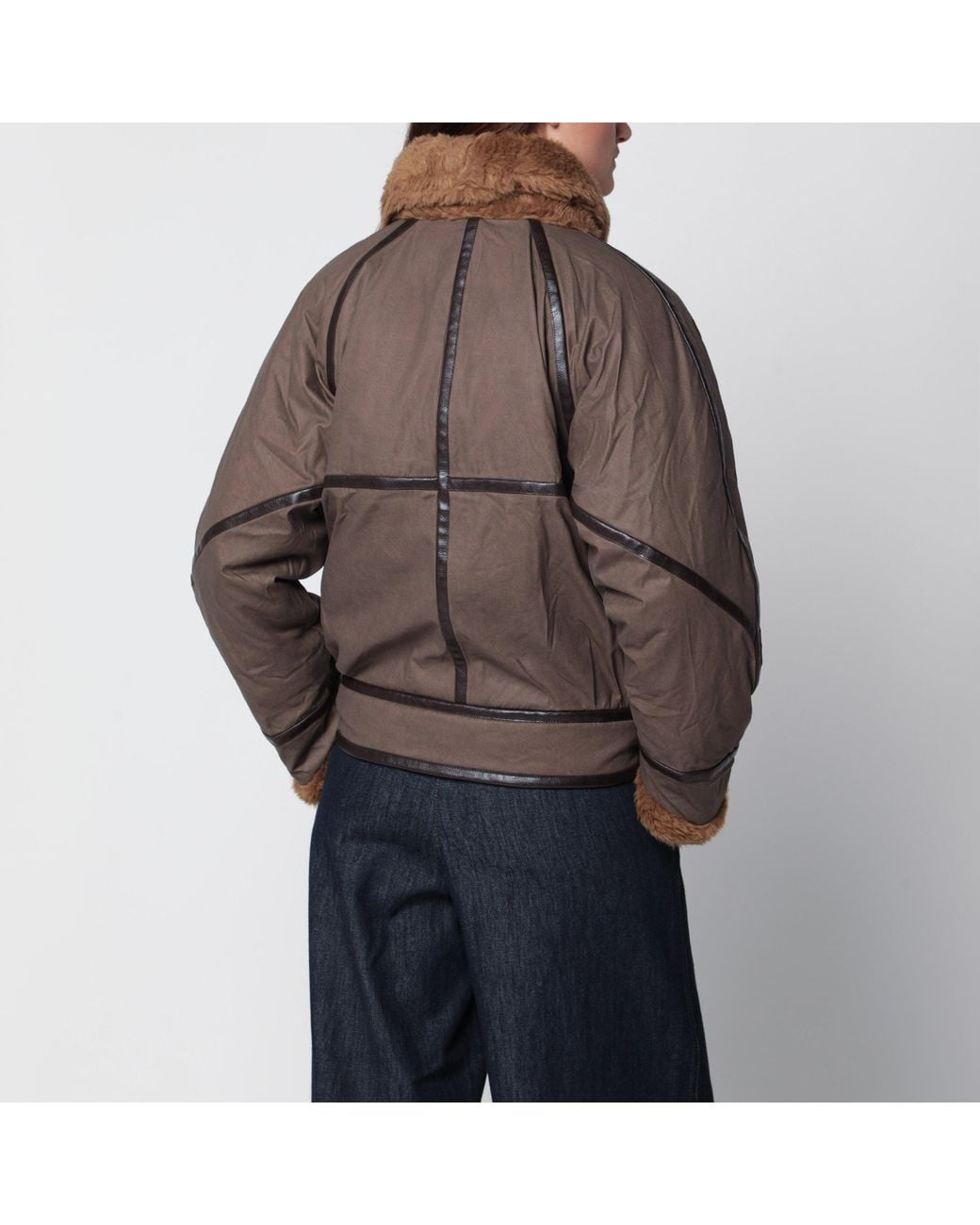 Isabel Marant Brown Olinka Coated Cotton Parka