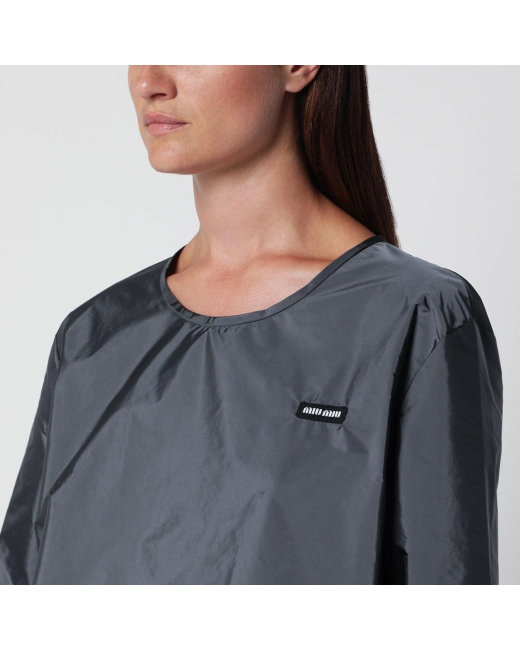 Miu Miu Black Hematite Blouse