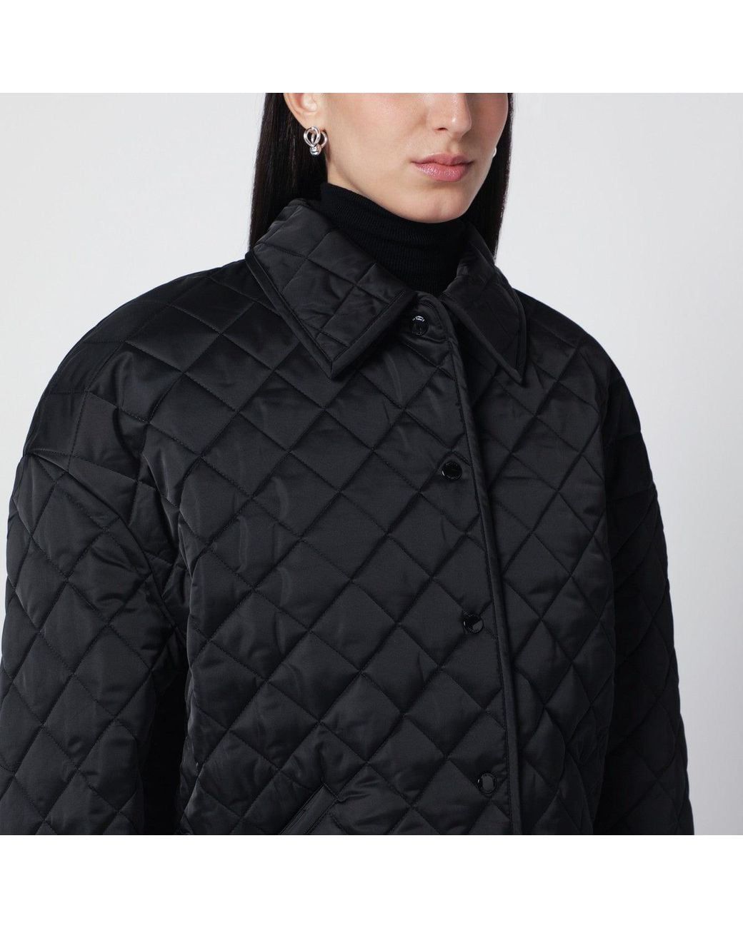 Totême Black Quilted Jacket