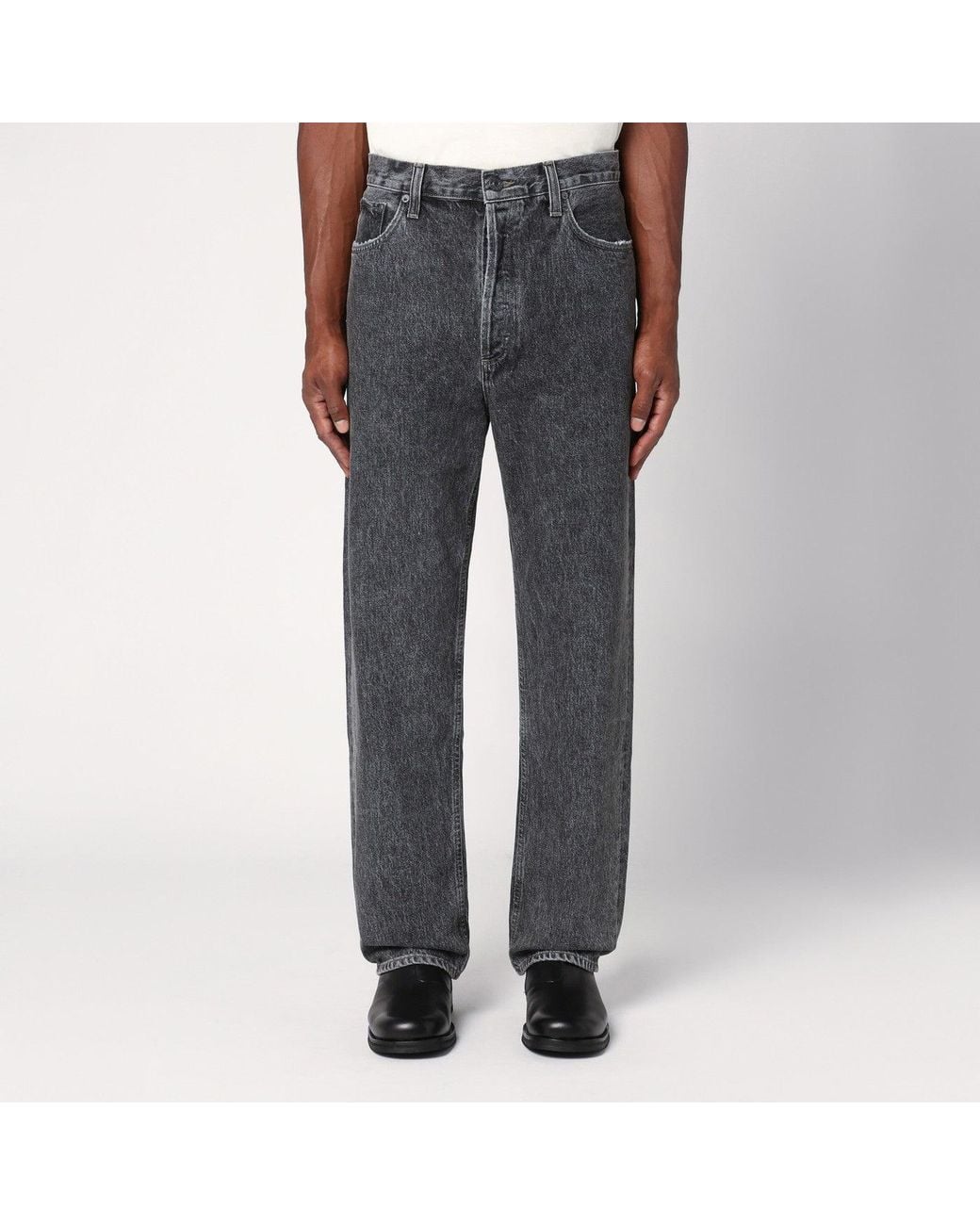 Agolde Gray Jeans In Organic Denim for men