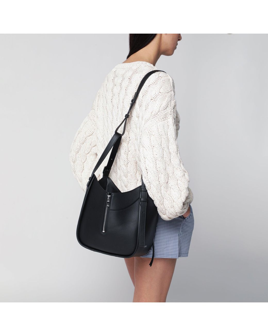 Loewe Black Hammock Zip Tote Bag