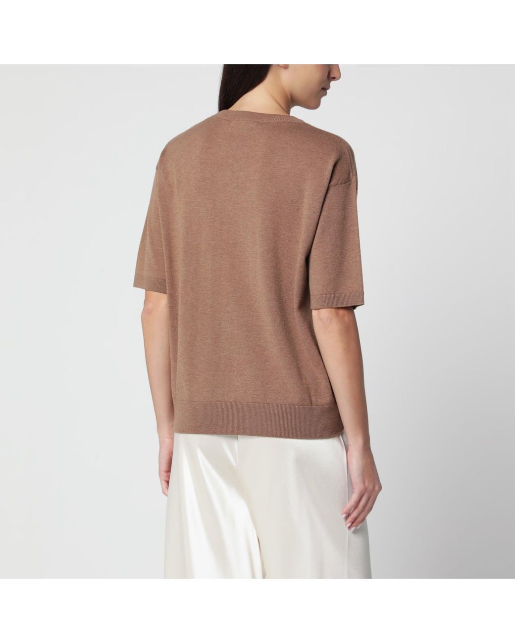 Max Mara Brown Aurelia Camel-Colored Wool Sweater
