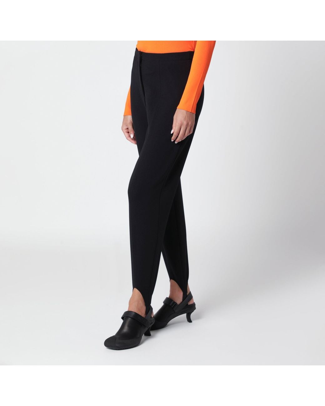 Loewe Black Stretch Wool-Blend Trousers