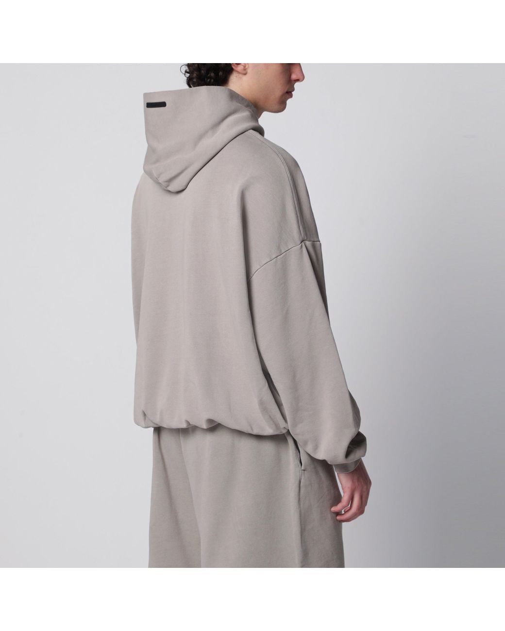 Fear Of God Gray Training 90S Faded Seal Cotton Fleece Sweatshirt for men