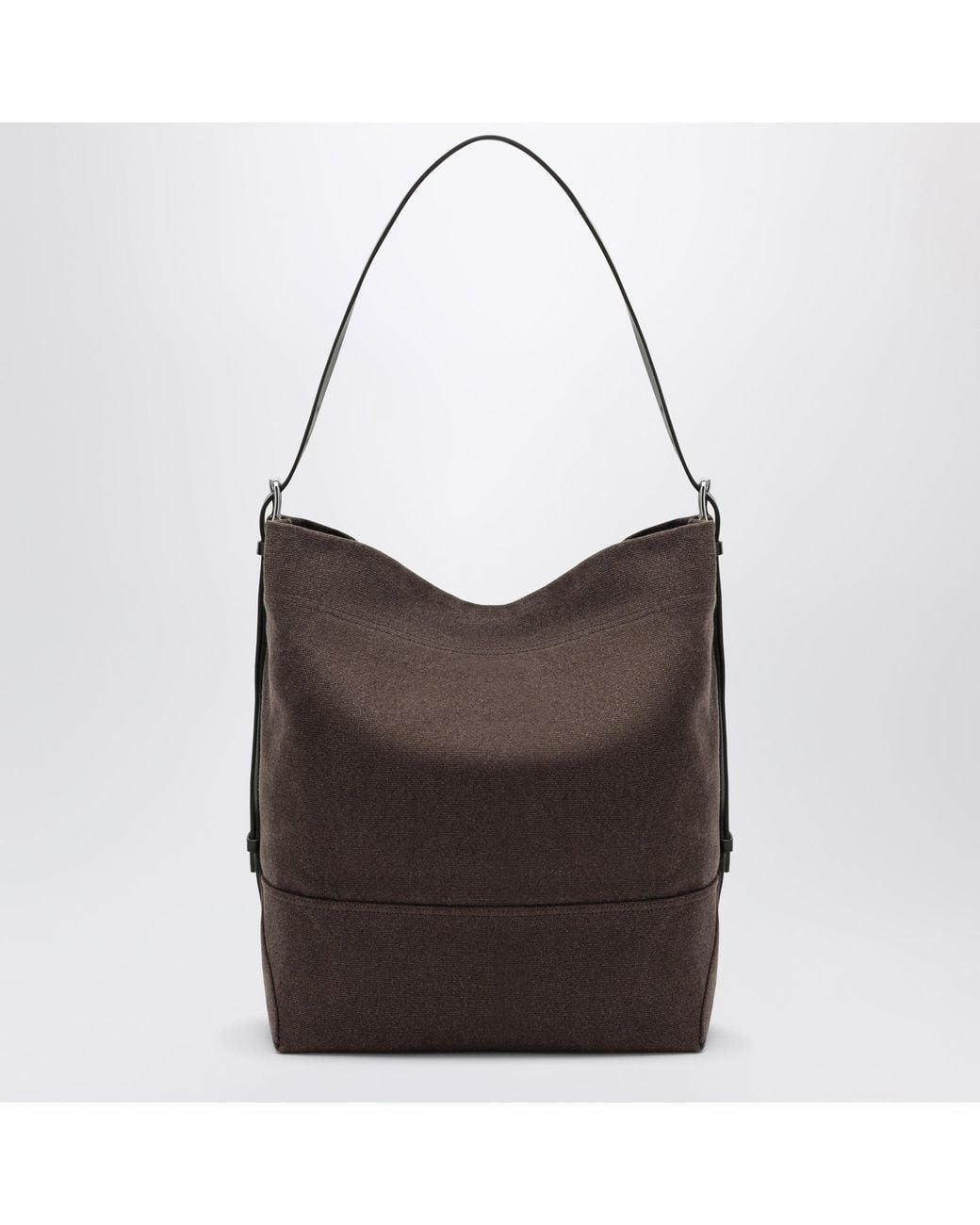 Lemaire Brown Belted Tote Bag