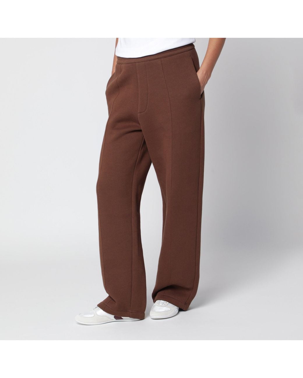 AMI Brown Ami De Coeur Jogging Trousers