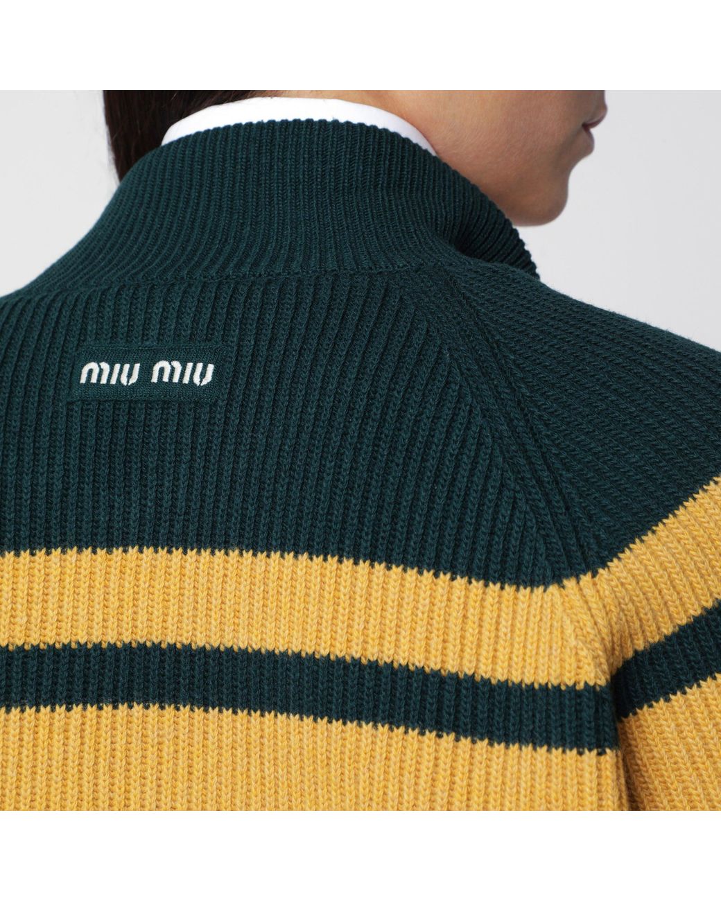 Miu Miu Black Bottle/ Zip-Up Cardigan