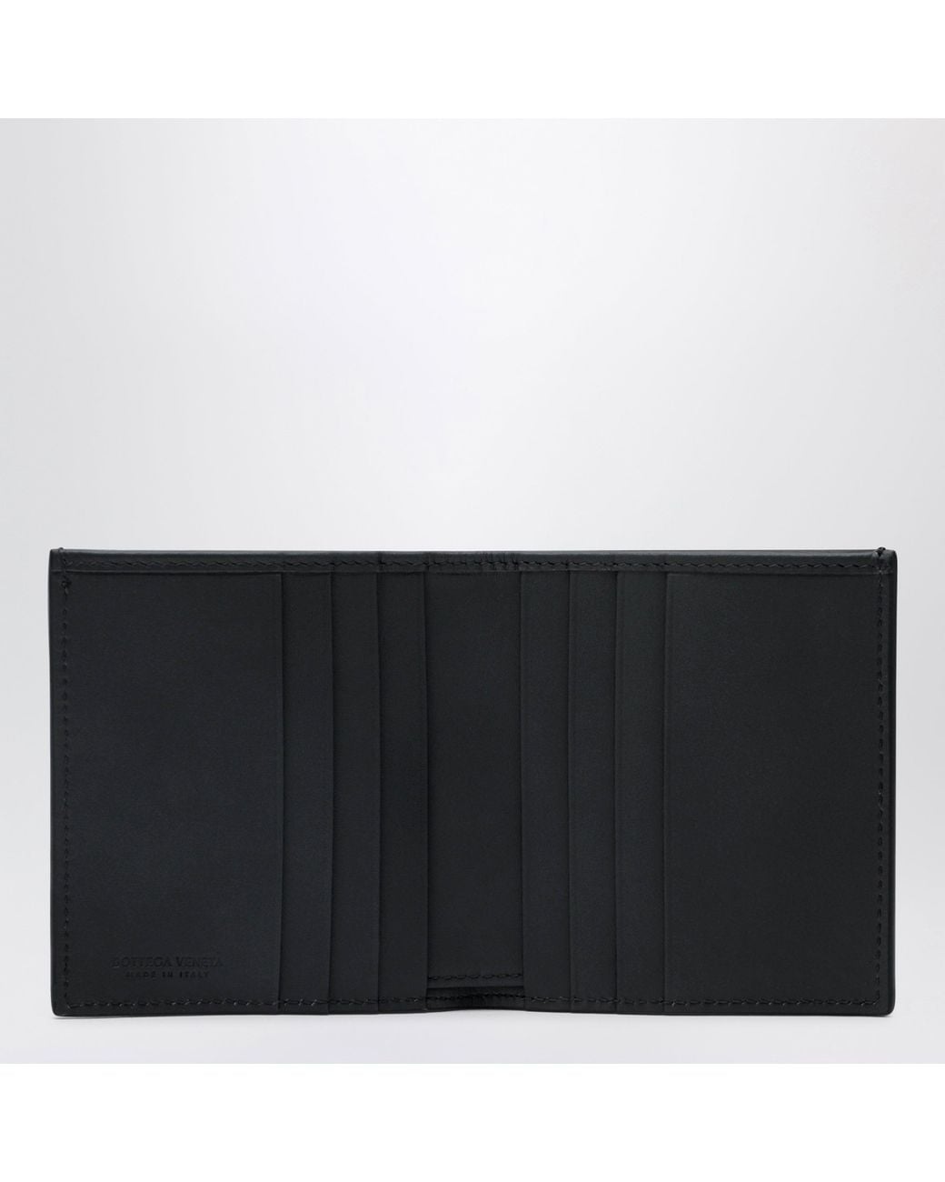 Bottega Veneta Black Slate Bi-Fold Wallet for men