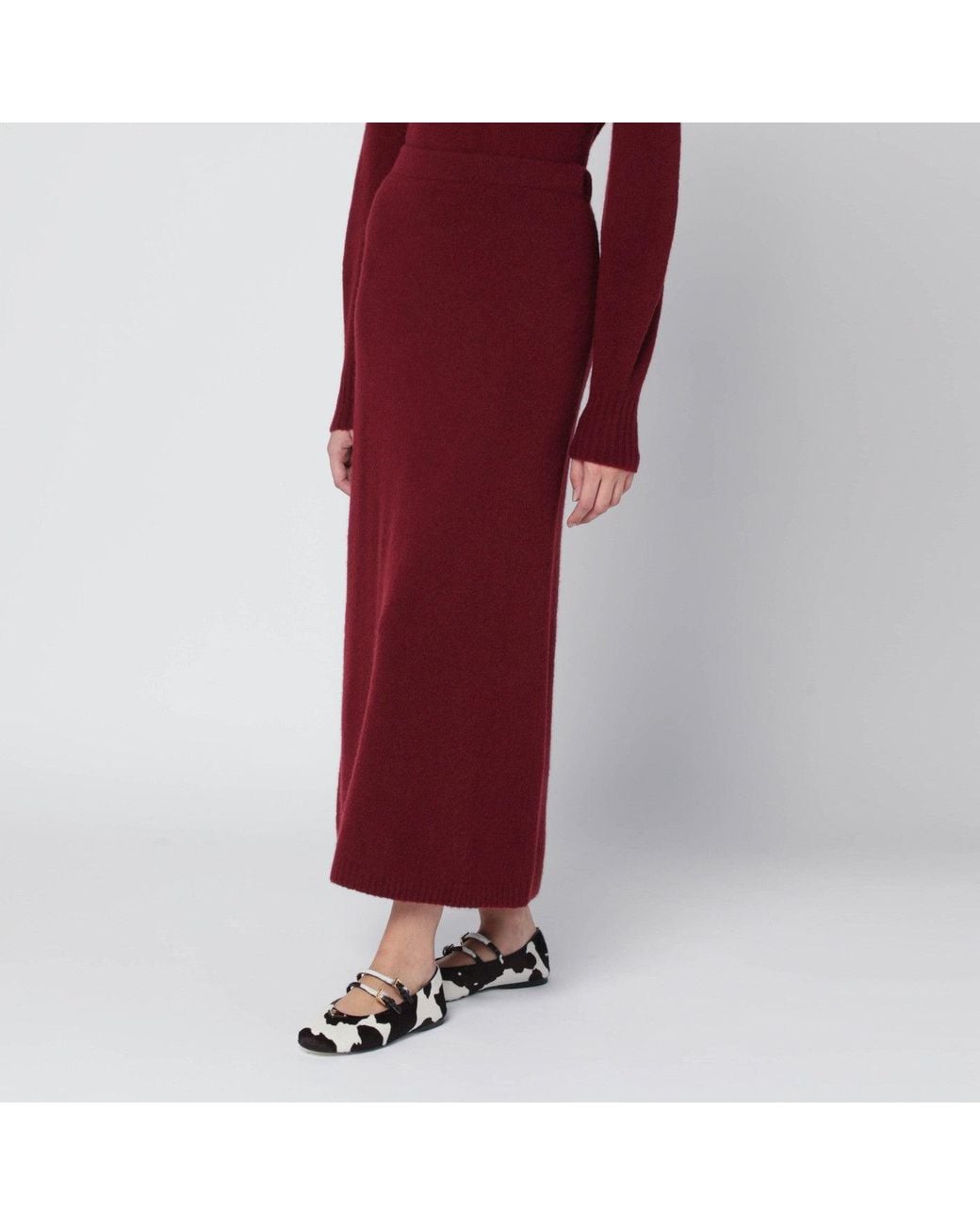 Max Mara Red Raspberry Skirt