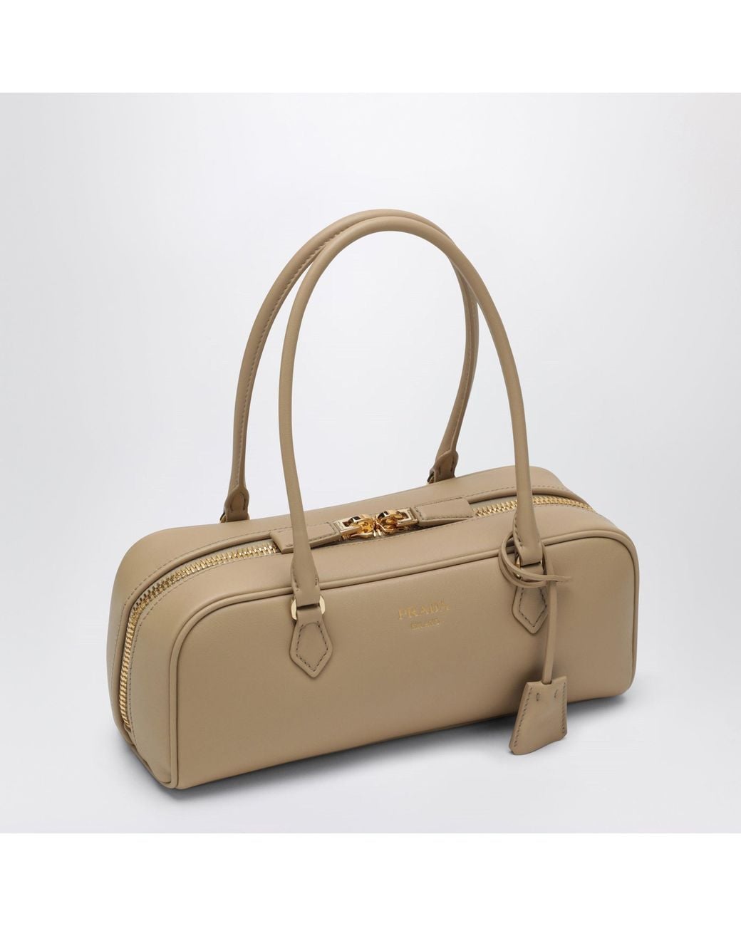 Prada Natural Shoulder Bag