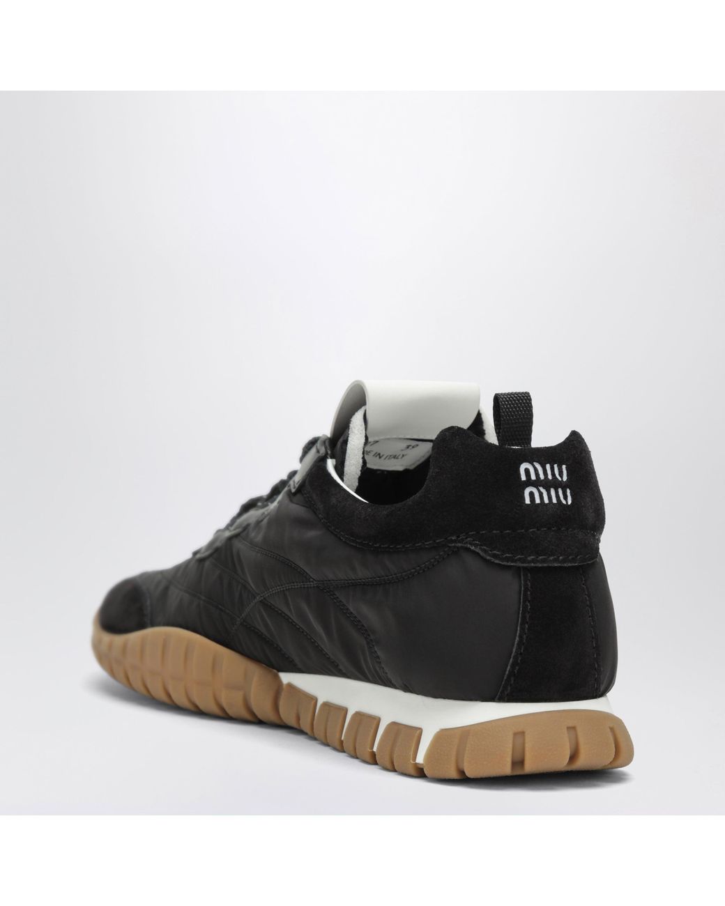 Miu Miu Black Tyre Sneakers