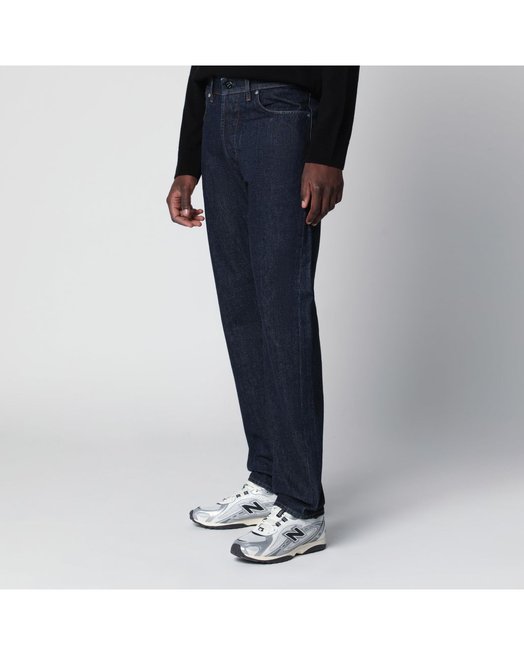 Stone Island Blue Regular Straight Jeans for men