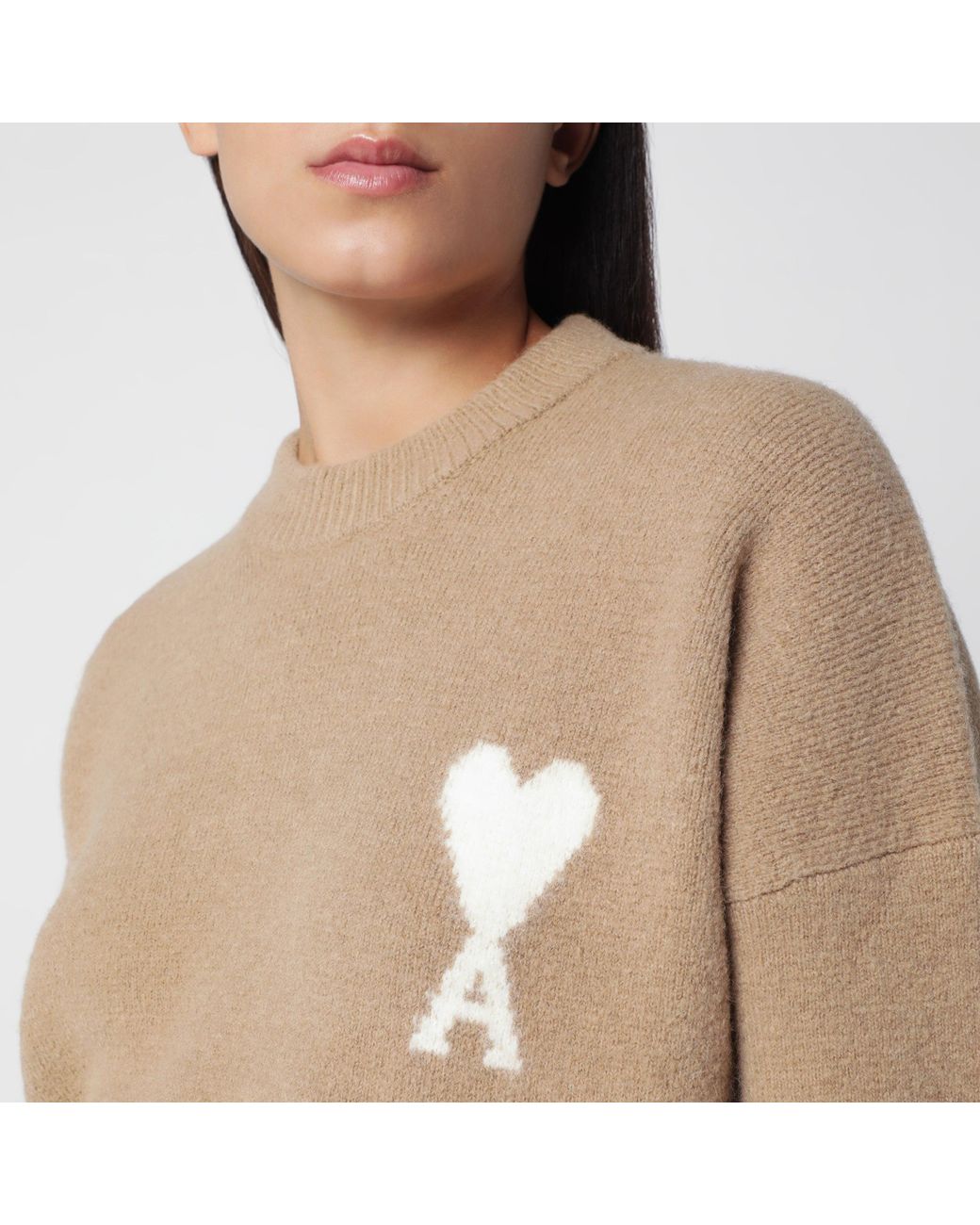 AMI Natural Ami De Coeur Sweater