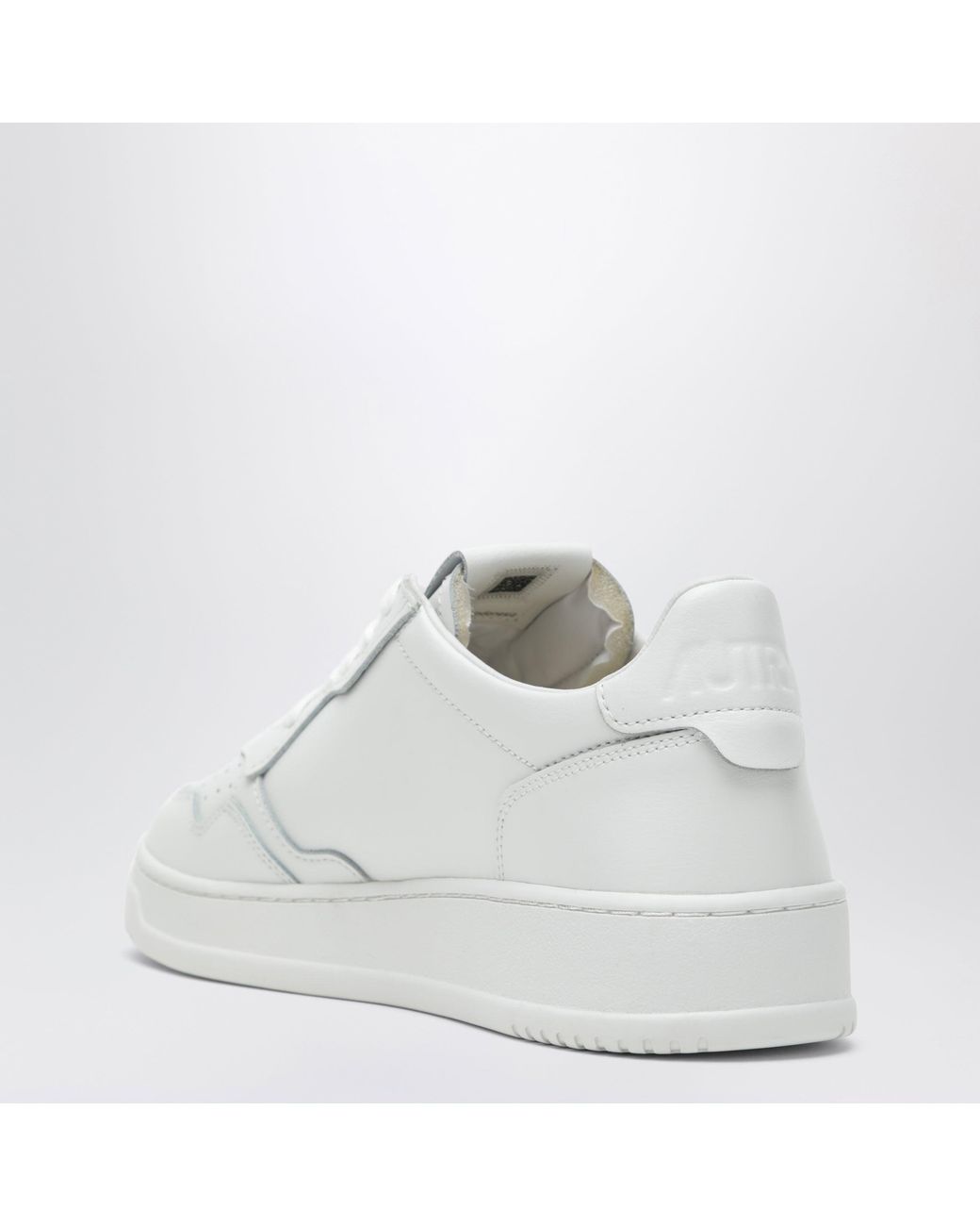 Autry White Medalist Low-Top Sneakers for men