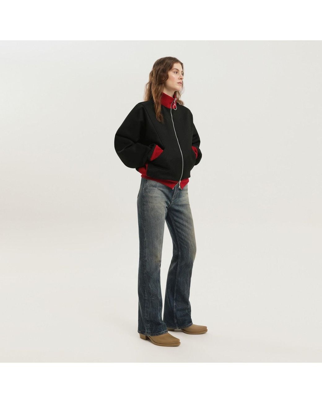 1989 STUDIO Red And Reversible Jacket