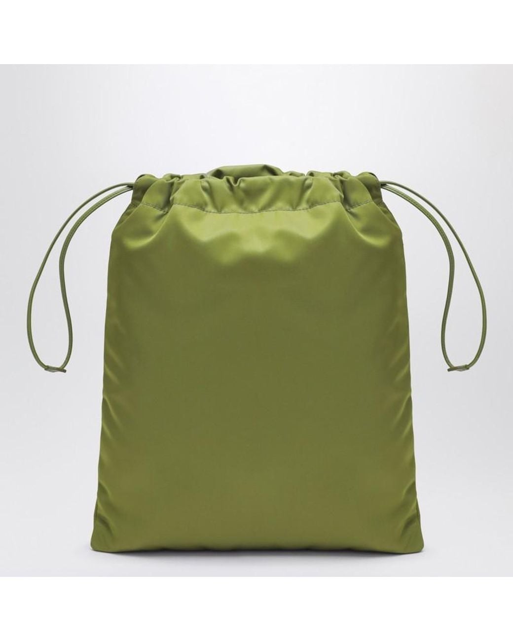 Pouch wish color edera in re-nylon di Prada in Green
