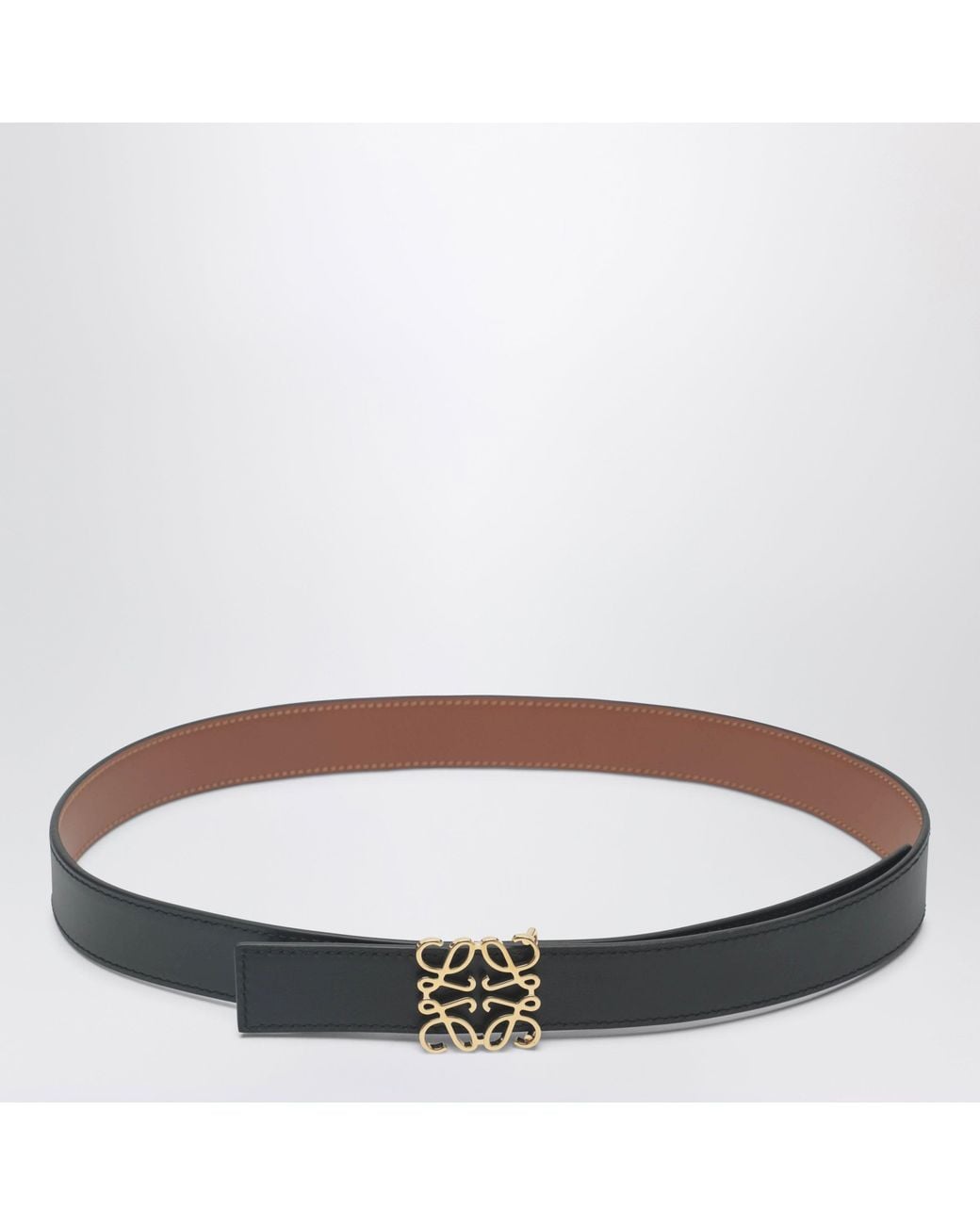 Loewe Brown Reversible/ Anagram Belt