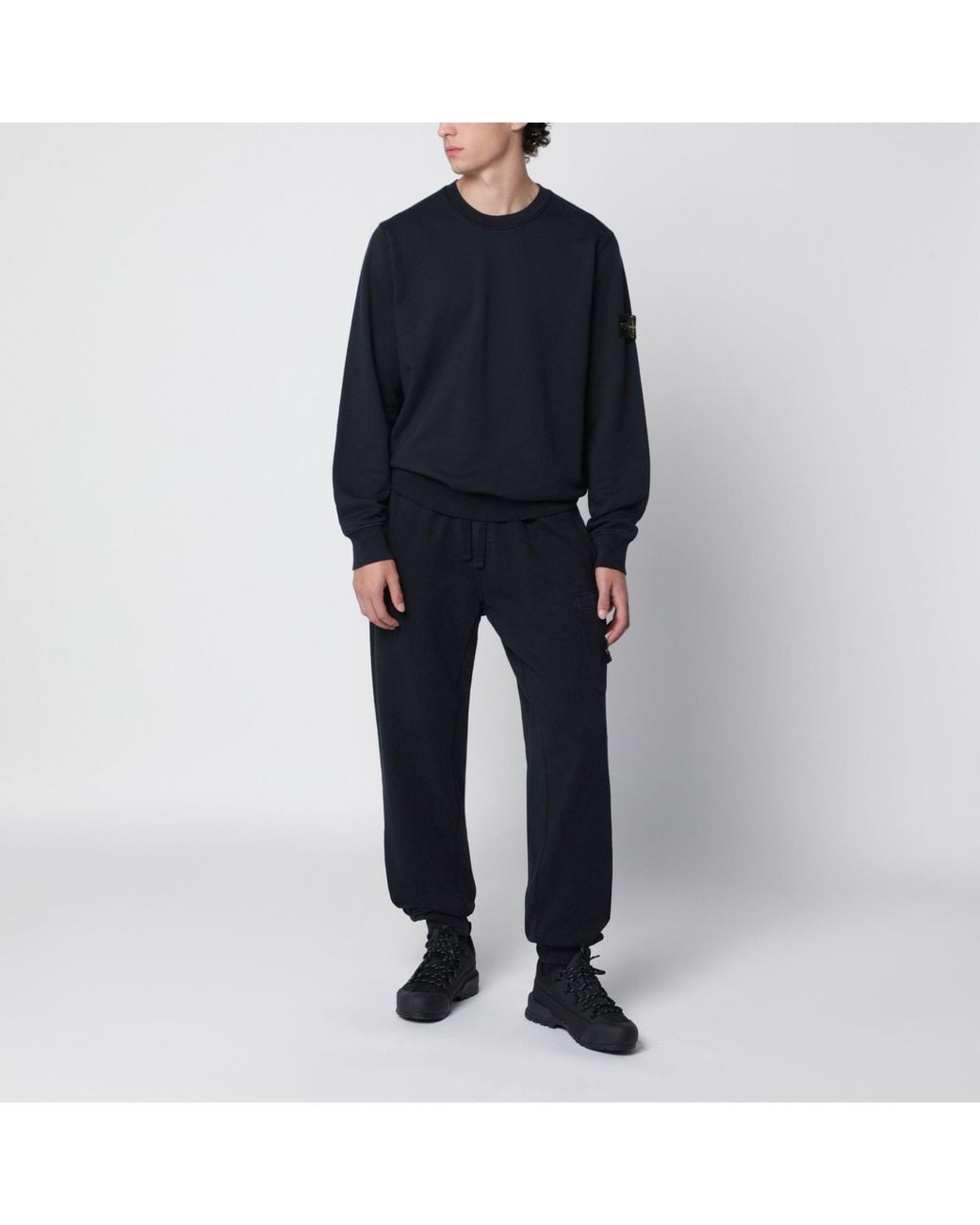 Stone Island Black Jogging Trousers for men