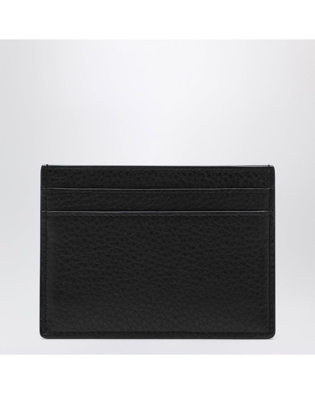 Saint Laurent Black Tiny Cassandre Card Holder for men