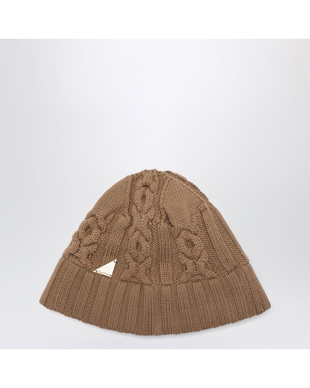 Cappello Bucket Cammello di Max Mara in Brown
