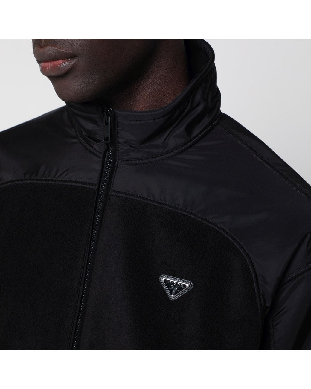 Prada Black Fleece Blouson for men