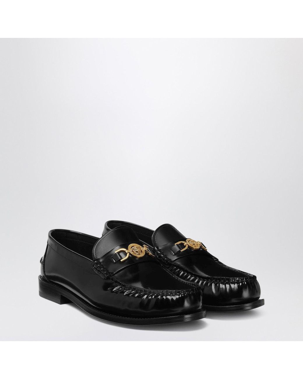 Versace Black Medusa 95 Loafers for men