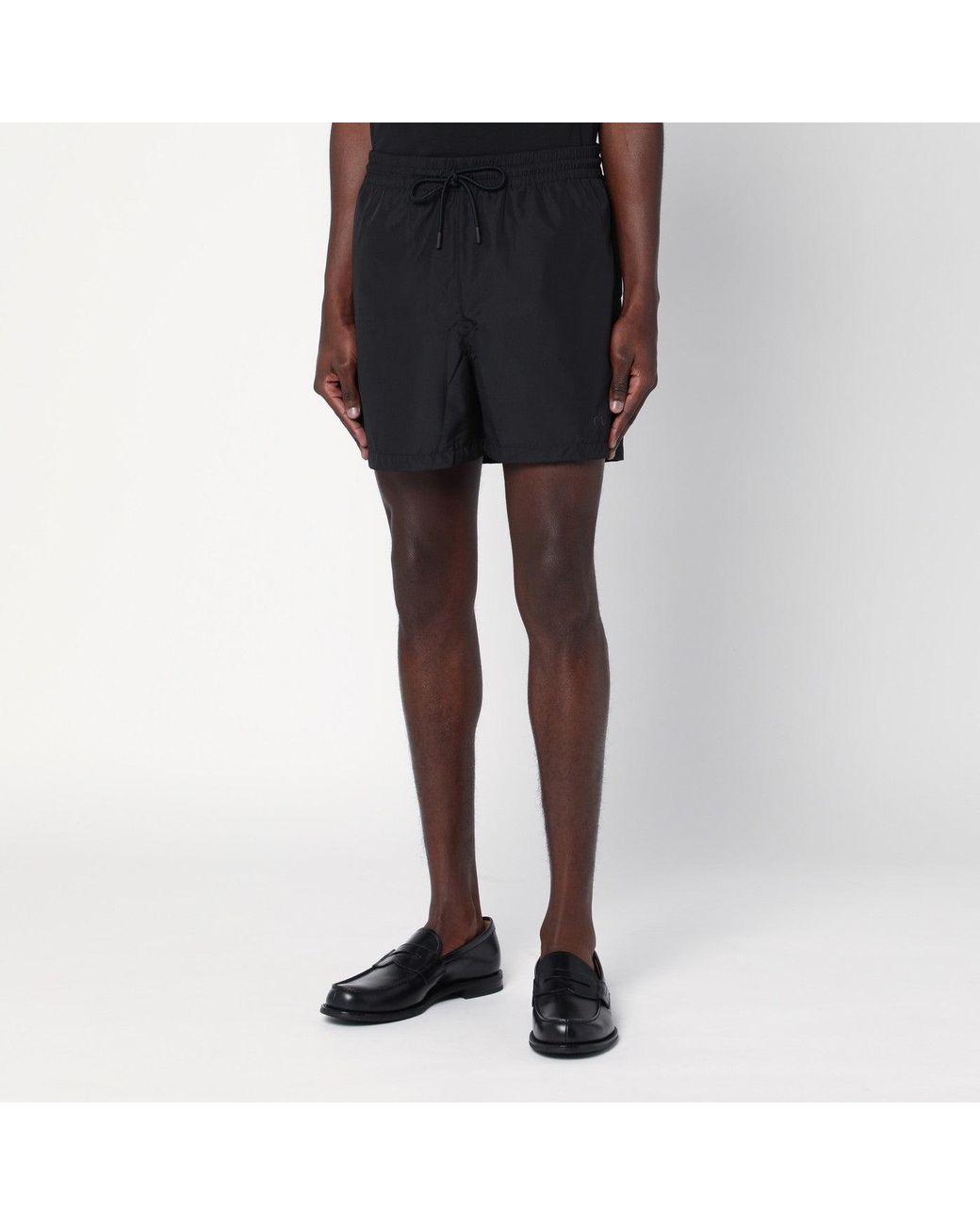 Gucci Black Swimsuit With Logo for men