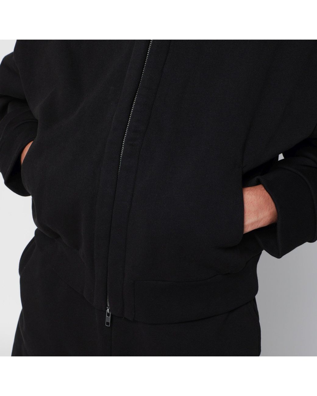 Entire studios Black Thermal Hood V2 Oversized Hoodie With Fixed Hood for men
