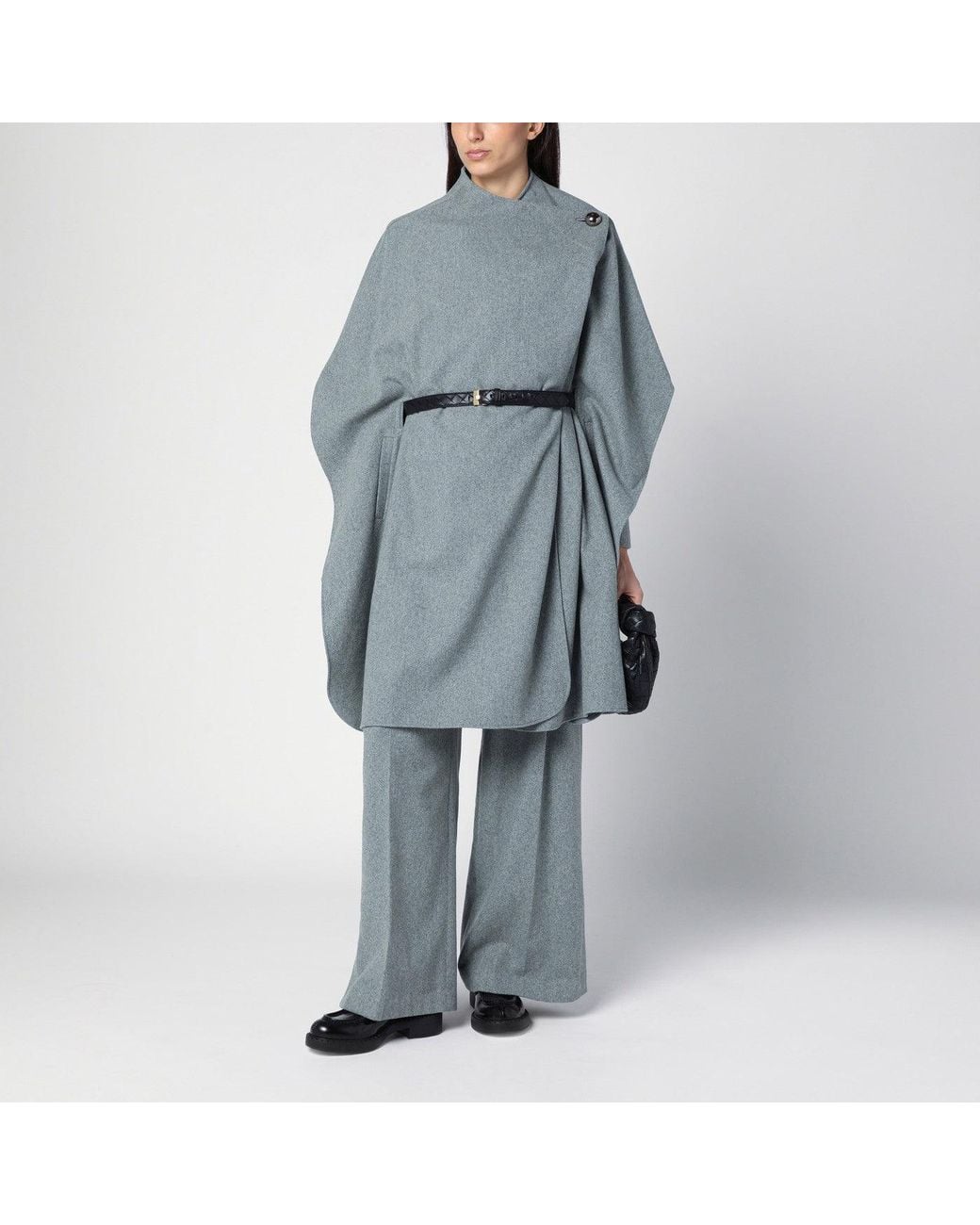THE GARMENT Gray Wool-Blend Cape